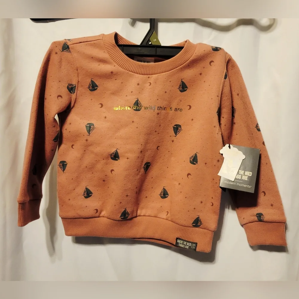 WHERE THE WILD THINGS ARE 2T GIRLS PINK Sweatshirt